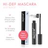 Beauty for Real Hi-Def Mascara, Just Black - Set of 2 - Defining & Volumizing Lash Definer - Humidity & Smudge Proof - Micro Brush Ensures Versatile Application - 1.5 oz view 2