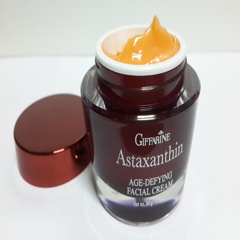 ASTAXANTHIN AGE- DEFYING ENRICHED WITH FISH COLLAGEN AND HYALURONATE EXTRACT FACIAL NIGHT CREAM 1.76OZ.[50G.]