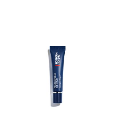 Biotherm Homme Force Supreme Eye Serum for Men, Helps Fight Wrinkles, Dark Circles and Puffy Eyes, Enriched with Blue Algae & Pro-Xylane, Resurfaces and Firms the Skin Around the Eye Area 0.5 Fl. Oz.