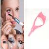 3Pcs Plastic Makeup Upper Lower Eye Lash Mascara Guard Applicator With Comb Eyelashes Curlers Applicators (Pink) view 3