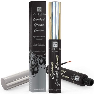 Eyelash Serum to Grow Lashes Bigger 8.87mL - Growth For Thick, Longer, Lush and Lavish Eyelashes with Peptides & Botanical Extracts - Natural Babe Eye Lash Beauty Enhancing and Brow Serum