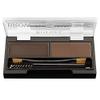 Rimmel Brow This Way Sculpting Kit, Dark Brown, Powder 0.04 oz., Wax 0.03 oz., Brow Sculpting & Styling Kit with Eyebrow Wax & Setting Powder view 1