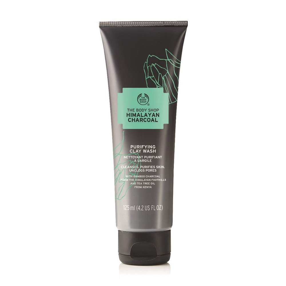 The Body Shop Himalayan Charcoal Purifying Clay Face Wash, 4.2 Fl Oz