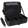 Relavel Travel Makeup Train Case Cosmetic Case Organizer Portable Artist Storage Bag with Adjustable Dividers for Cosmetics Makeup Brushes Toiletry Jewelry Digital Accessories view 1