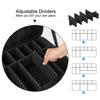 Relavel Travel Makeup Train Case Cosmetic Case Organizer Portable Artist Storage Bag with Adjustable Dividers for Cosmetics Makeup Brushes Toiletry Jewelry Digital Accessories view 4