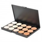 AD313 15-Color Palettes Make-Up Talcum Powder Concealer - Multicolored
