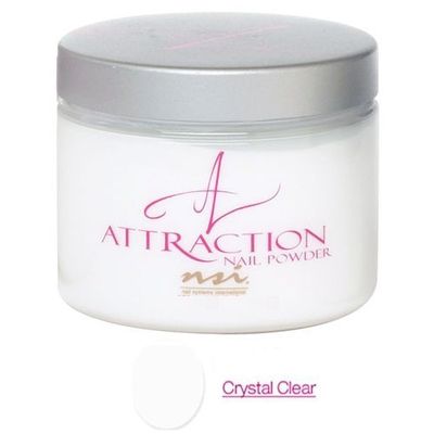 nsi Attraction Nail Powder - Crystal Clear - 130g / 4.6oz
