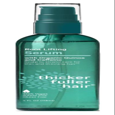 Thicker Fuller Hair Serum Root Lifting Sulfate Free 4 Ounce (Pack of 3)