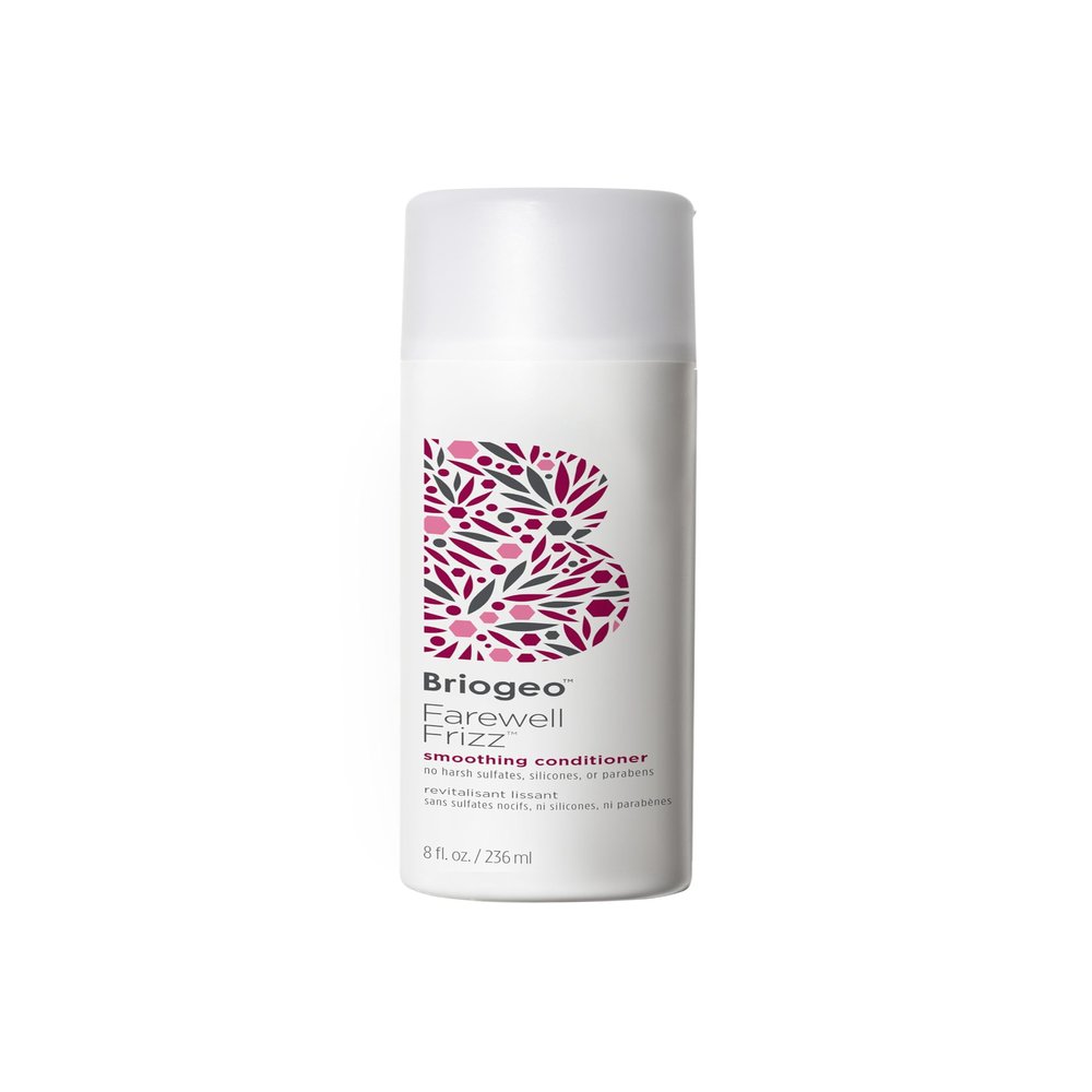 Briogeo Farewell Frizz Smoothing Conditioner, Tame Frizz and Restore Shine to Dull, Dry Hair, Nourishes and Smooths, Argan Oil for Shine, Vegan, Cruelty-Free, 8 fl oz