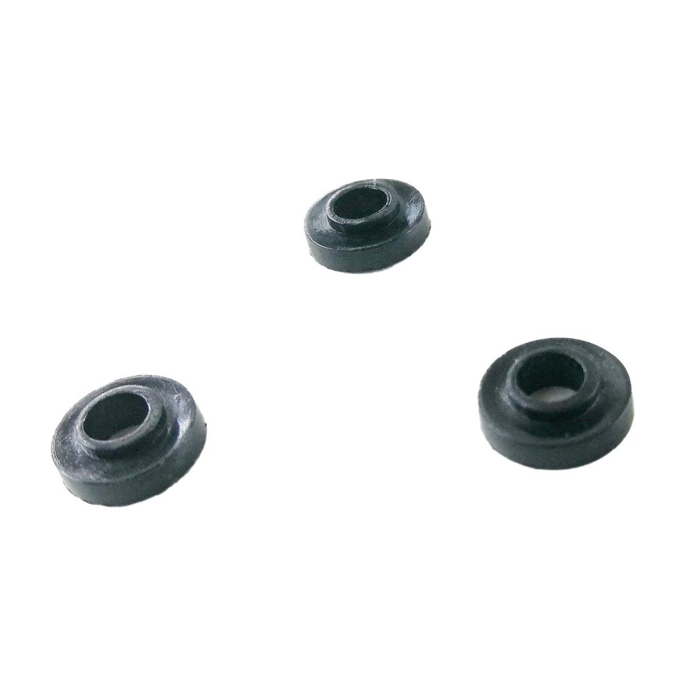 200PCS Plastic Shoulder Washer Tattoo Machine Binding Post Part (Black)