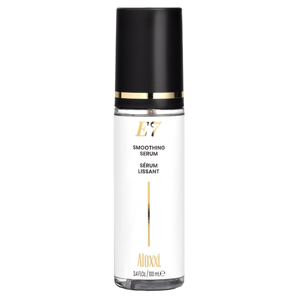 ALOXXI E7 Smoothing Serum, Lightweight Hair Serum with 7 Essential Oils, Smoothes, Strengthens & Adds Shine, for All Hair Types, 3.4 Fl Oz