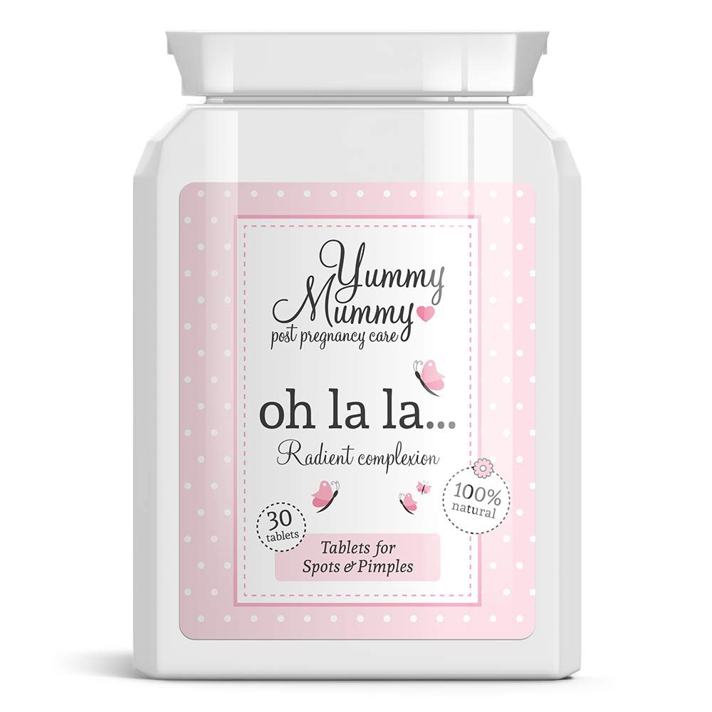 YUMMY MUMMY After Birth Acne Treatment Spots Pill Guaranteed Results Fast