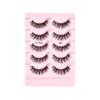 iENVY by KISS So Wispy Eyelashes 5 Pair Multi Pack (KPEM65) (2 PACK) Natural Wispy Style Made with Natural Hair view 4