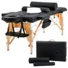 BestMassage Massage Bed Portable Massage Table 24 inch Wide Lash Bed Height Adjustable 2 Folding Spa Table with Towel Hanger Oil Pouch Half Bolster Round Bolster Non-Woven Bag view 4
