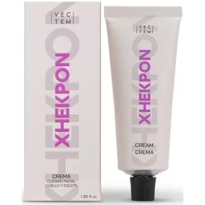 6 PACK - Xhekpon Cream for Face, Neck and Cleavage Skincare - Cream with Hydrolized Collagen and Aloe Vera/Anti-aing cream 40ML - Favours skin moisturization, protection and regeneration.