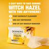 Dickinson's Original Witch Hazel Refreshingly Clean Cleansing Cloths with Aloe | 100% Natural Distilled Witch Hazel | Cleanses & Refreshes Skin | Extra-Large Cloths | Pack of 1 | 25 Cloths per Pack view 3