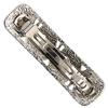 1928 Jewelry Silver Spring Flowers 2.75 Inch Hair Barrette Clip For Women, (1 Pcs) view 2