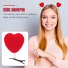 10pcs Cute Hair Clips Red Heart Hair Clips for Women Mini Hair Accessories Clips Bopper Hairpins view 2