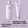 Lebel Proedit Care Works Hair Shampoo 300ml & Hair Ttreatment 250ml Set - Bounce Fit view 2