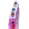 10ml Gradiant Colorful Empty Refillable Bottles 7 Chakra Gemstone Roller Balls Clear Glass Roller Bottles Transparent Essential Oil Bottles W3907 view 4