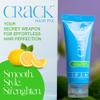 Crack HAIR FIX Trial and Travel Size Styling Creme - Multi-Tasking, Anti-Frizz, Leave-In Styling Aid With Protection from Humidity, Chlorine, Heat Treatments & Sun (.75 oz - PACK OF TWO) view 2