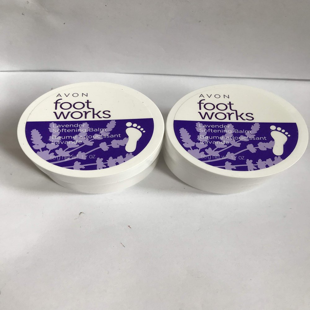 Avon Foot Works Lavender Softening Balm LOT OF 2!!!