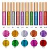 Ownest 10 Colors Liquid Glitter Eyeliner, Metallic Shimmer Glitter Eyeshadow, Long Lasting Waterproof Shimmer Sparkling Eyeliner Eye Shadow-10pcs view 3
