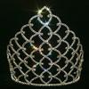 10" Traditional Rhinestone Crown - Silver #11185S view 1