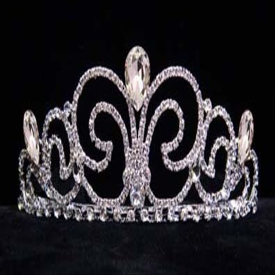 #16019 - Neptune Bride Tiara - Crystal