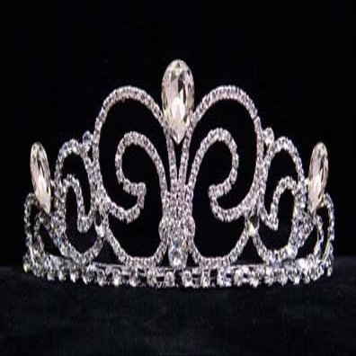 #16019 - Neptune Bride Tiara - Crystal