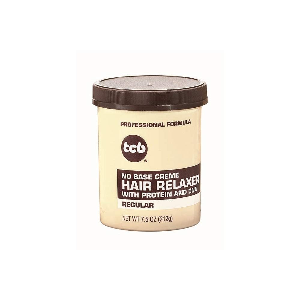 TCB No Base Hair Relaxer Creme, Regular, 7.5 Ounce by Tcb