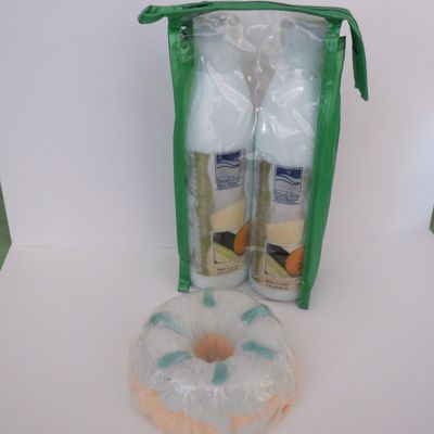 Bath Bombs: Cucumber/Melon Bath Bomb, 2 Pack 8 oz Cucumber/Melon Hand and Body Massage Lotion by Dead Sea Spa Care, Bubble Bath, Bubble Truffles, Bath Bombs