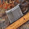 Alilang Contemporary Elegant Silver Tone Clear Crystal Rhinestone Bridal Hair Comb view 3