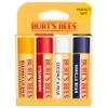Burt's Bees Lip Balm, Beeswax, Strawberry, Coconut and Pear, and Vanilla Bean Pack, With Responsibly Sourced Beeswax, Tint-Free, Natural Lip Treatment, 4 Tubes, 0.15 oz. view 1