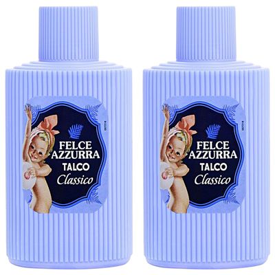 Paglieri:"Felce Azzurra" Talcum Powder, Classic Scent - 5.29 Ounce (150g) Bottles (Pack of 2) [ Italian Import ]