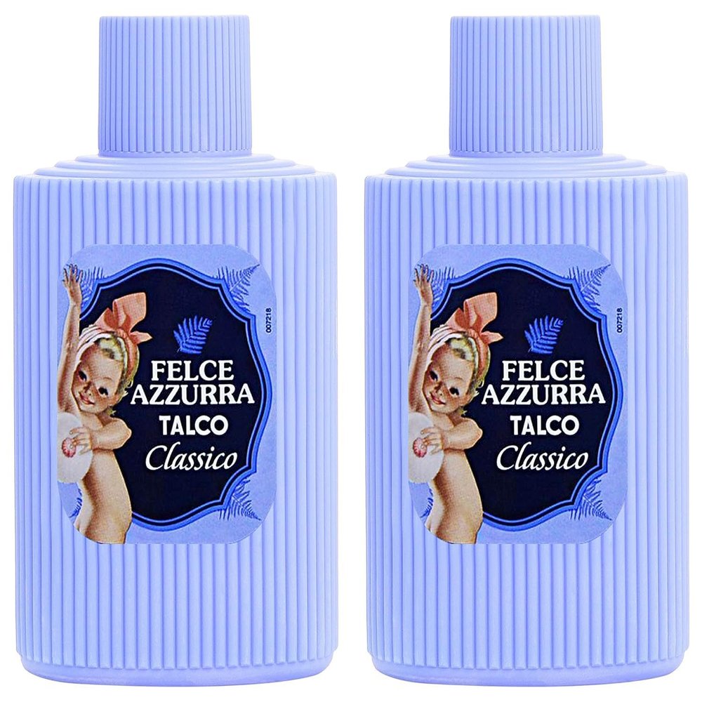 Paglieri:"Felce Azzurra" Talcum Powder, Classic Scent - 5.29 Ounce (150g) Bottles (Pack of 2) [ Italian Import ]