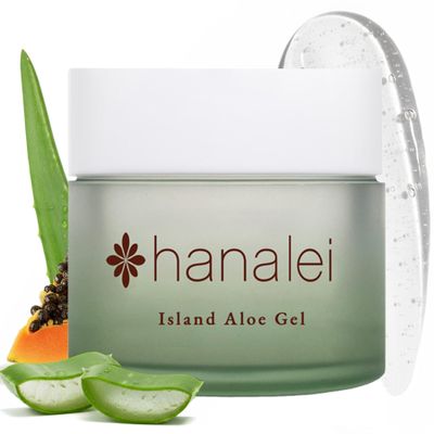 Hanalei Aloe Gel  Soothing After-Sun Care & Daily Moisturizer  Hydrating, Cooling Aloe Vera Gel for Face & Body  Cruelty-Free, Paraben-Free Skincare  Natural Moisturizer  Full Size - 100g