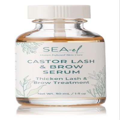 Sea-el Castor Lash & Brow Serum (w 10% Black Seed Oil) 1 oz