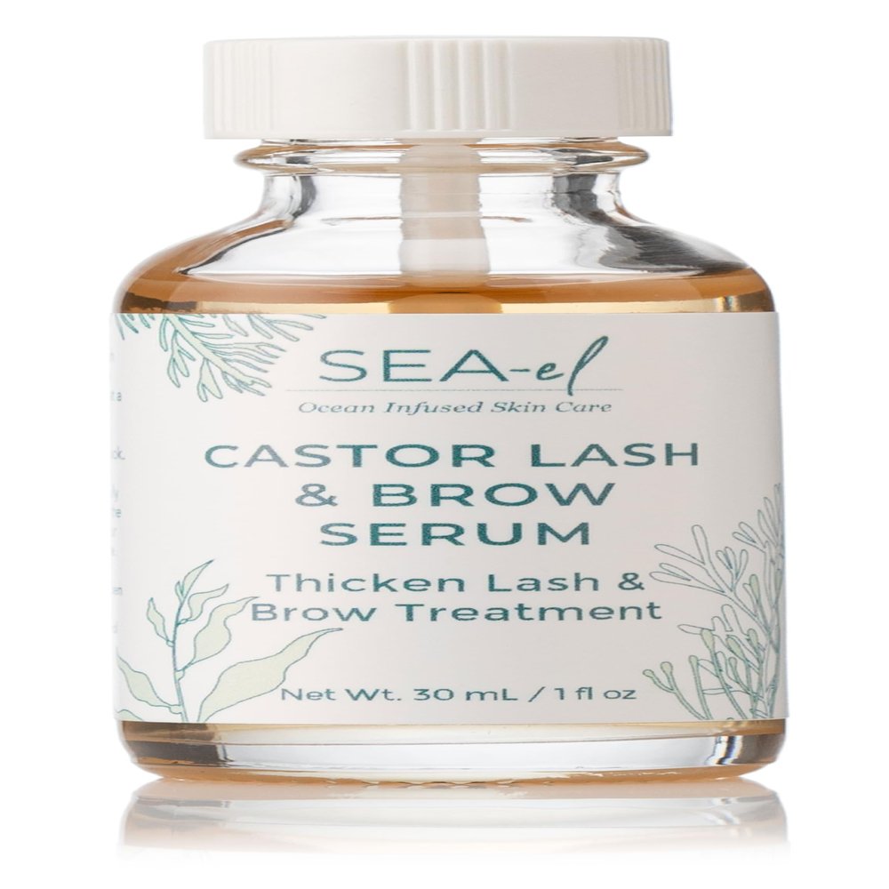 Sea-el Castor Lash & Brow Serum (w 10% Black Seed Oil) 1 oz