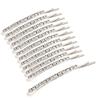 12 Pieces Rhinestone Bobby Pins, Silver Metal Hair Clips Diamond Bobby Pins Crystal Hair Pin for Prom Bridal Wedding Hair Accessories Gift Stocking Stuffers for Women Girls view 1