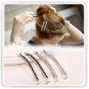 12 Pieces Rhinestone Bobby Pins, Silver Metal Hair Clips Diamond Bobby Pins Crystal Hair Pin for Prom Bridal Wedding Hair Accessories Gift Stocking Stuffers for Women Girls view 4