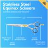 Equinox Razor Edge Series Professional Hair Scissors - 6.5 Premium Japanese Stainless Steel Hair Cutting Scissors, Hair Shears, Hair Razors for Hair Cutting, Barber Accessories & Hair Salon Supplies view 2