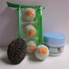 Bath Bomb Products - Bubble Bath Truffles: Cucumber/Melon 3 Pack Bubble Bath Truffles, 8 oz Cucumber/Melon Shea Body Butter and Pumice Stone by Dead Sea Spa Care, Bubble Bath, Bubble Truffles view 1