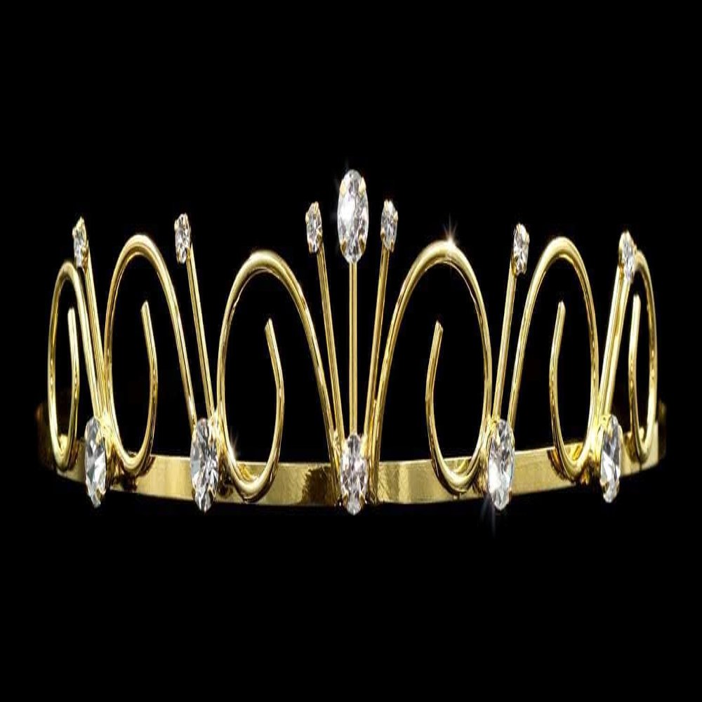 #14691G - Poseidon Princess Tiara - Gold Plated