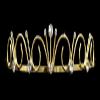 #14691G - Poseidon Princess Tiara - Gold Plated view 1