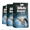 Gillette Sensor Excel - 10 Count (Pack of 3) view 1