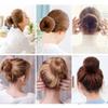 3Pcs Women Lady Girls Magic Hair Styler Hair Twist Buds Sponge Hot Bun Ring Styling Maker Donut Bun Maker for Women and Girls(1 large+2 small) view 4