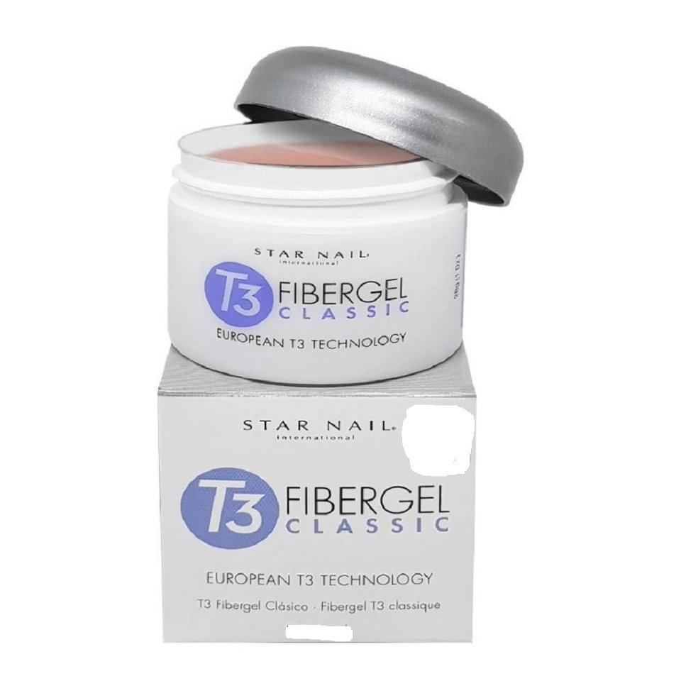 Star Nail T3 Fibergel Classic PINKER PINK 2 oz Pack of 2