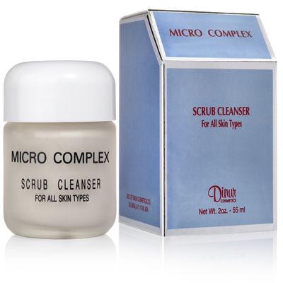 Dinur Cosmetics Micro Complex Deep Scrub Cleanser with Dead Sea Sand Gently Exfoliates, Removes Impurities, and Dead Skin Cells for Smooth, Youthful Skin