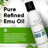 Longview Farms Emu Oil - Hair and Body - 100% Pure & Refined | Pure Emu Oil for Skin & Hair Care | Premium Quality Hydration & Nourishment | 1 Fl. Oz view 3